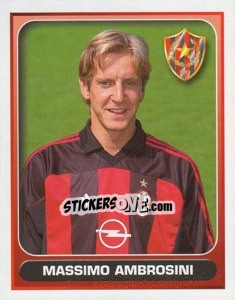 Sticker Massimo Ambrosini - Calcio 2000-2001 - Merlin