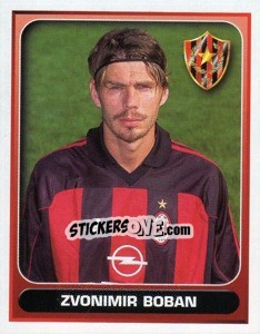 Sticker Zvonimir Boban - Calcio 2000-2001 n. 242 - Merlin