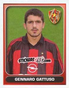 Sticker Gennaro Gattuso - Calcio 2000-2001 n. 243 - Merlin
