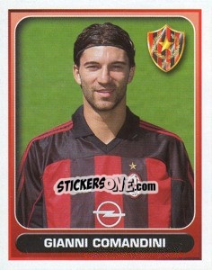 Sticker Gianni Comandini - Calcio 2000-2001 - Merlin