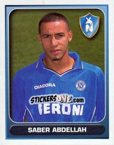 Figurina Saber Abdellah - Calcio 2000-2001 - Merlin
