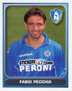 Sticker Fabio Pecchia - Calcio 2000-2001 - Merlin