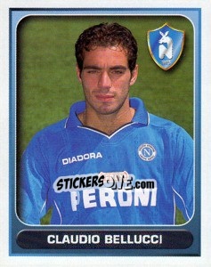 Sticker Claudio Bellucci - Calcio 2000-2001 n. 272 - Merlin