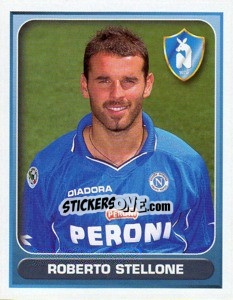 Sticker Roberto Stellone - Calcio 2000-2001 - Merlin