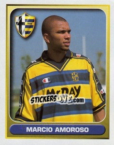 Figurina Márcio Amoroso (Superstar) - Calcio 2000-2001 - Merlin