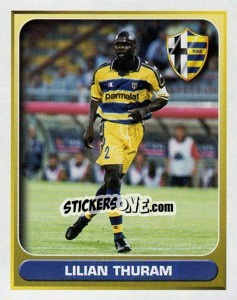 Sticker Lilian Thuram (Superstar) - Calcio 2000-2001 - Merlin