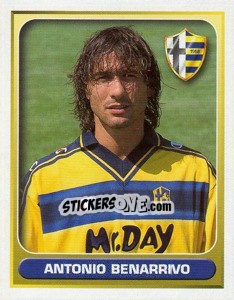 Sticker Antonio Benarrivo - Calcio 2000-2001 n. 284 - Merlin