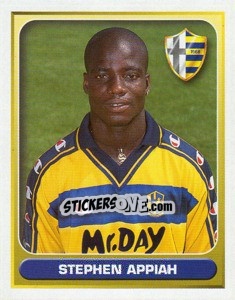 Cromo Stephen Appiah - Calcio 2000-2001 - Merlin
