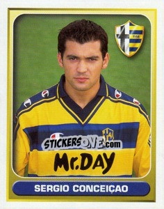 Sticker Sergio Conceicao - Calcio 2000-2001 n. 294 - Merlin