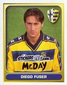 Sticker Diego Fuser - Calcio 2000-2001 - Merlin