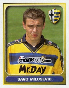 Sticker Savo Milosevic - Calcio 2000-2001 - Merlin