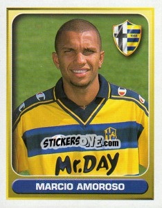 Cromo Marco Amoruso - Calcio 2000-2001 n. 298 - Merlin