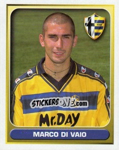 Sticker Marco di Vaio - Calcio 2000-2001 - Merlin