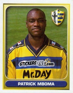 Sticker Patrick Mboma - Calcio 2000-2001 n. 300 - Merlin