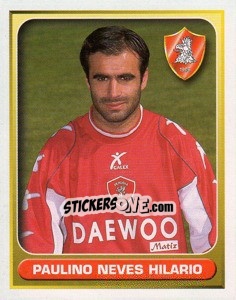 Sticker Paulino Neves Hilario - Calcio 2000-2001 n. 311 - Merlin