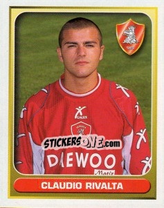 Sticker Claudio Rivalta - Calcio 2000-2001 n. 314 - Merlin
