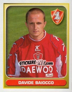 Cromo Davide Baiocco - Calcio 2000-2001 - Merlin