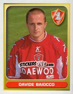 Sticker Davide Baiocco - Calcio 2000-2001 n. 316 - Merlin