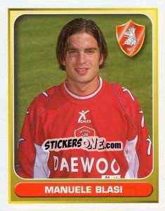 Sticker Manuele Blasi - Calcio 2000-2001 n. 317 - Merlin