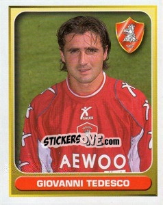 Sticker Giovanni Tedesco - Calcio 2000-2001 n. 319 - Merlin