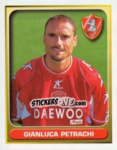 Figurina Gianluca Petrachi - Calcio 2000-2001 - Merlin