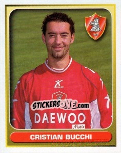 Sticker Cristian Bucchi - Calcio 2000-2001 n. 321 - Merlin