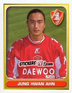 Sticker Jung Hwan Ahn - Calcio 2000-2001 n. 324 - Merlin