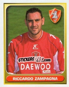 Sticker Riccardo Zampagna - Calcio 2000-2001 n. 325 - Merlin