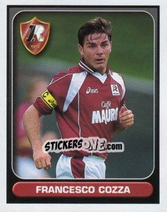 Sticker Francesco Cozza (Superstar) - Calcio 2000-2001 - Merlin