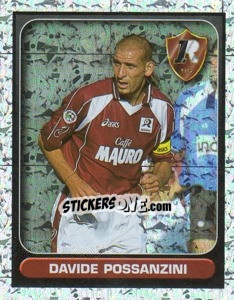 Figurina Davide Possanzini (Il Bomber) - Calcio 2000-2001 - Merlin