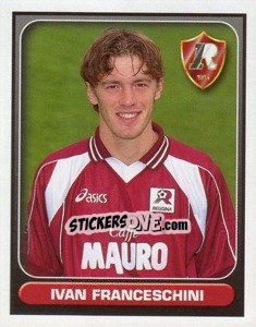 Sticker Ivan Francheschini - Calcio 2000-2001 n. 334 - Merlin