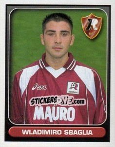 Sticker Wladimiro Sbaglia - Calcio 2000-2001 - Merlin