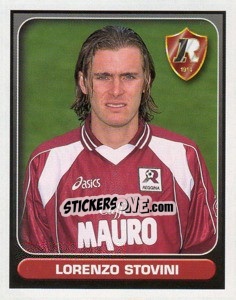 Figurina Lorenzo Stovini - Calcio 2000-2001 - Merlin