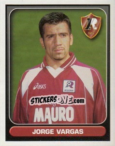 Figurina Jorge Vargas - Calcio 2000-2001 - Merlin