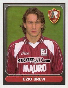 Sticker Ezio Brevi - Calcio 2000-2001 - Merlin