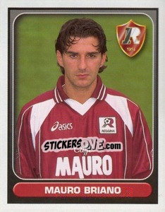 Figurina Mauro Briano - Calcio 2000-2001 - Merlin