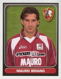 Sticker Mauro Briano - Calcio 2000-2001 n. 341 - Merlin