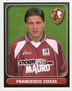Sticker Francesco Cozza - Calcio 2000-2001 n. 342 - Merlin