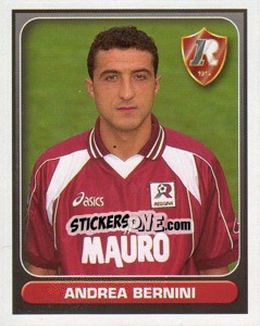 Figurina Andrea Bernini - Calcio 2000-2001 - Merlin
