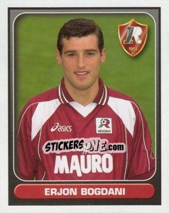 Cromo Erjon Bogdani - Calcio 2000-2001 - Merlin