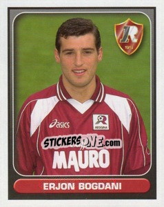 Sticker Erjon Bogdani - Calcio 2000-2001 n. 347 - Merlin