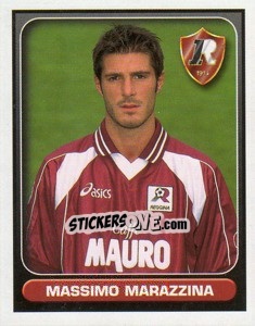 Sticker Massimo Marazzina - Calcio 2000-2001 n. 348 - Merlin