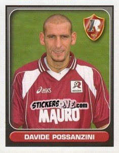 Figurina Davide Possanzini - Calcio 2000-2001 - Merlin