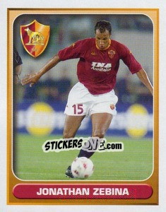 Figurina Jonathan Zebina (Giovani Leoni) - Calcio 2000-2001 - Merlin