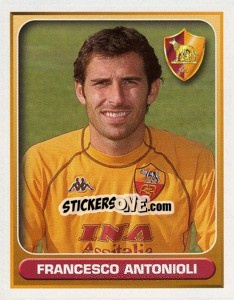 Sticker Francesco Antonioli - Calcio 2000-2001 n. 358 - Merlin