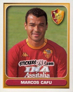 Figurina Marcos Cafu - Calcio 2000-2001 - Merlin