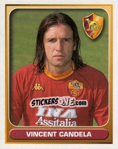 Cromo Vincent Candela - Calcio 2000-2001 - Merlin