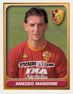 Figurina Amedeo Mangone - Calcio 2000-2001 - Merlin