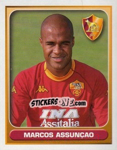 Figurina Marcos Assuncao - Calcio 2000-2001 - Merlin