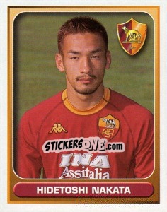 Cromo Hidetoshi Nakata - Calcio 2000-2001 - Merlin